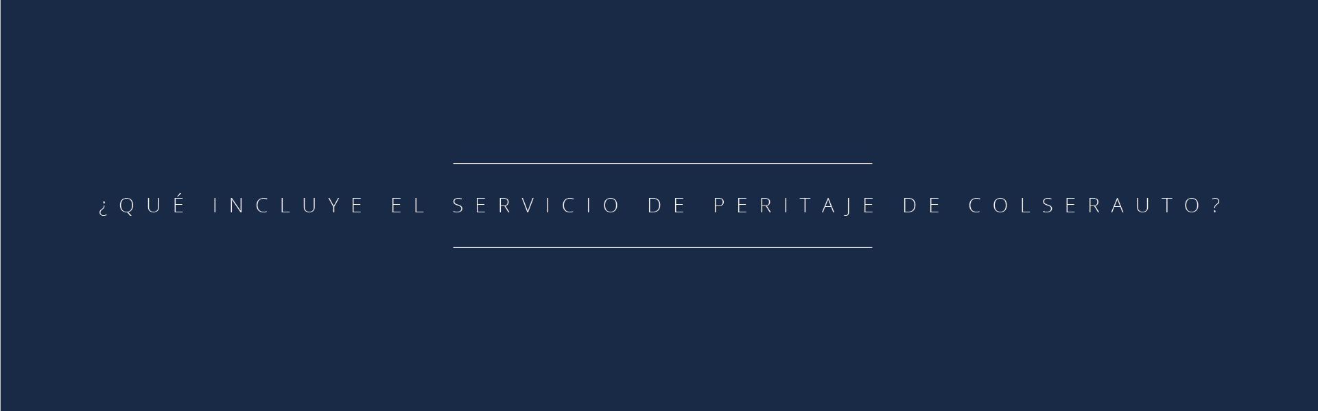 Peritaje de vehículos