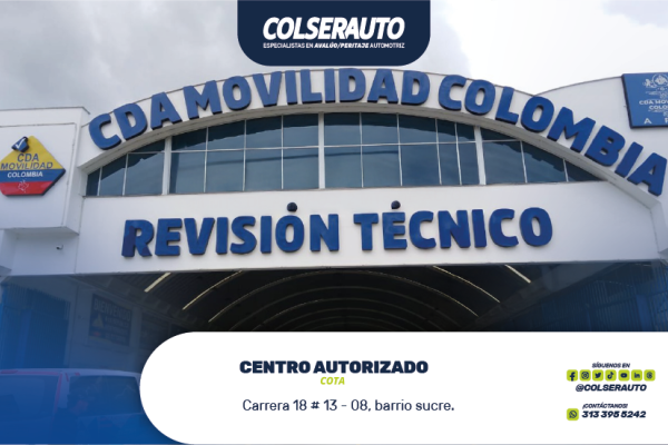 PERITAJE EN COTA CDA MOVILIDAD COLOMBIA