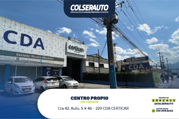 PERITAJE EN ITAGUI ITAGÜÍ CDA CERTICAR