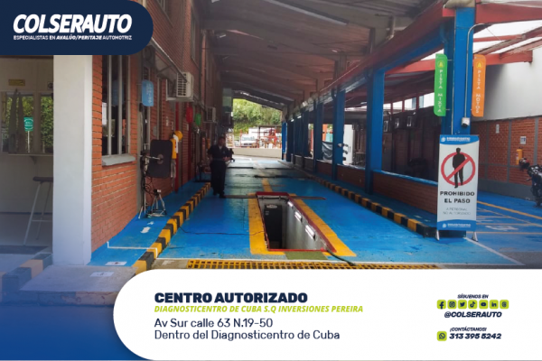 PERITAJE EN PEREIRA  DIAGNOSTICENTRO DE CUBA S.Q INVERSIONES PEREIRA