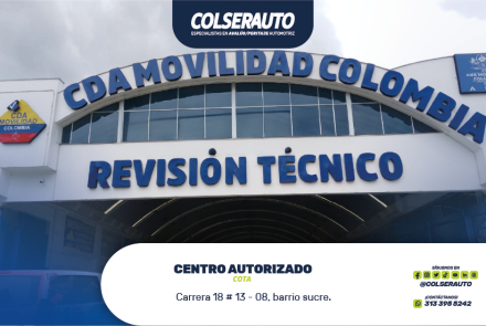 PERITAJE EN COTA CDA MOVILIDAD COLOMBIA